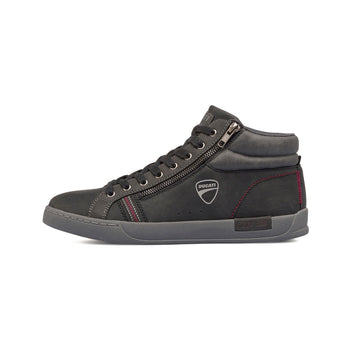 Sneakers alte nere da uomo con zip laterale Ducati, Brand, SKU m114002014, Immagine 0